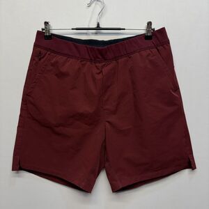 Public Rec Men Flex Shorts Size 36 Burgundy 7.5 Inch Inseam C087 -27